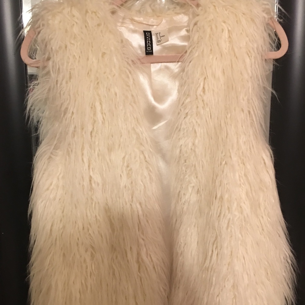 Faux fur vest